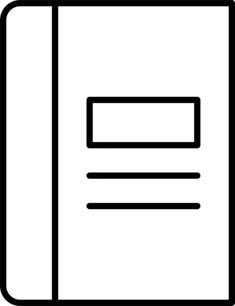 Connaissance Livre Éducation Icône — Image vectorielle