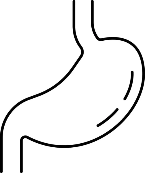 Digestión Anatomía Órgano Icono — Vector de stock