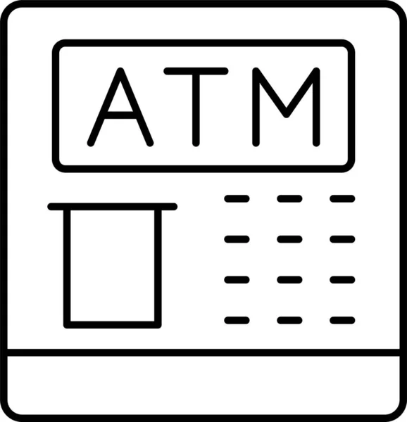 Machine Cash Withdraw Icon — Stock Vector