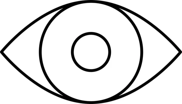 Eyeball See Eye Icon — Stock Vector