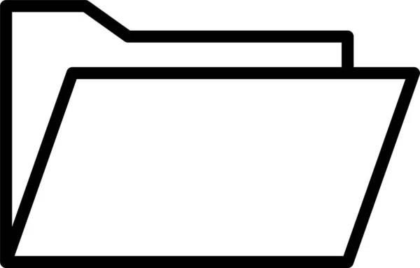 Значок Файла Теки Каталогу — стоковий вектор