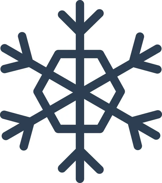 Cold Frost Ice Icon — Stock Vector