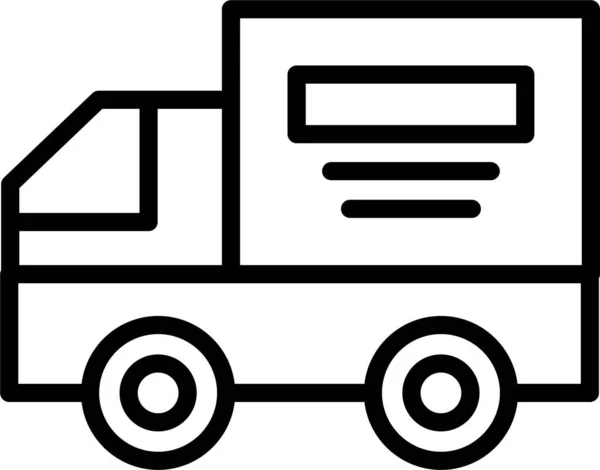 Pictogram Vrachtwagen Vervoer — Stockvector