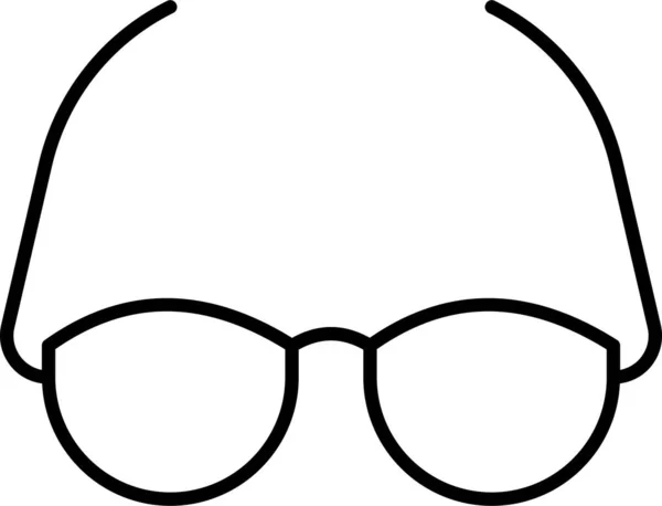 Eyewear Fashion Glasses Icon — Stock Vector