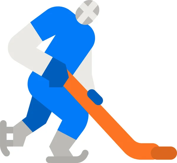 Икона Хоккейной Клюшки — стоковый вектор