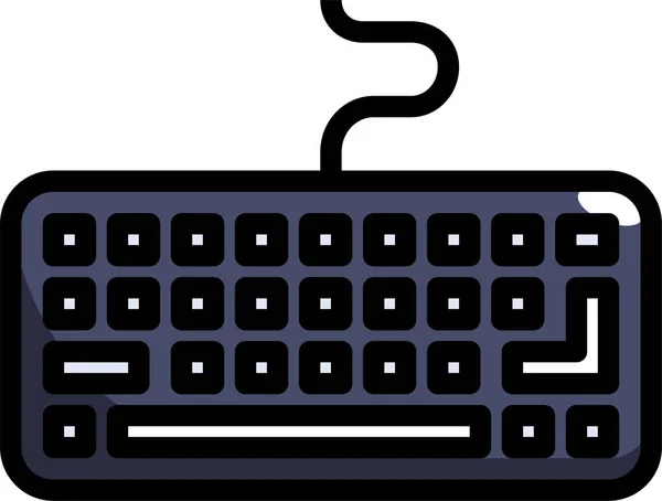 Значок Клавіатури Технологічних Пристроїв — стоковий вектор