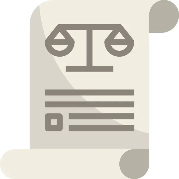 Icono Ley Cumplimiento Legal — Vector de stock