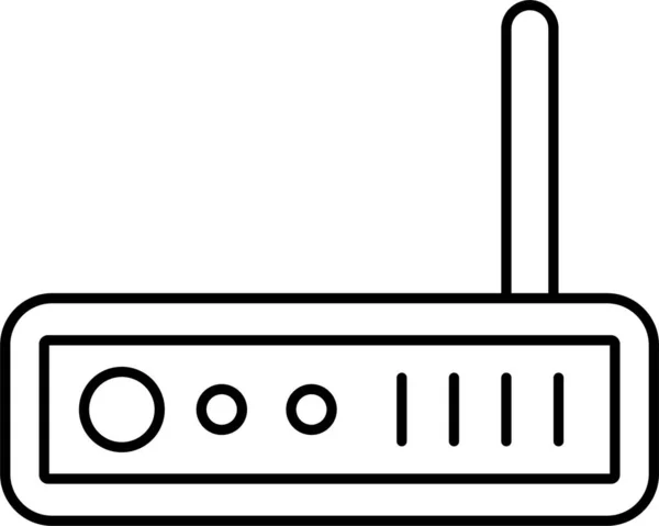 Значок Модема Антенного Маршрутизатора — стоковий вектор