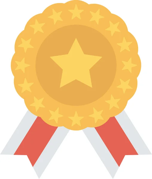 Ikona Odměn Cíle Odznaku — Stockový vektor