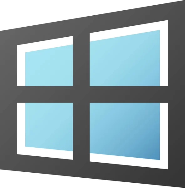 Icône Accès Aux Fenêtres Clés Dans Style Contour Rempli — Image vectorielle