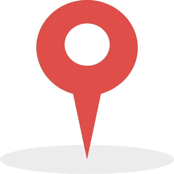 Find Location Pin Icon Solid Style — стоковый вектор