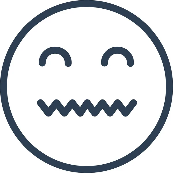 Emoticon Symbol Für Avatar — Stockvektor