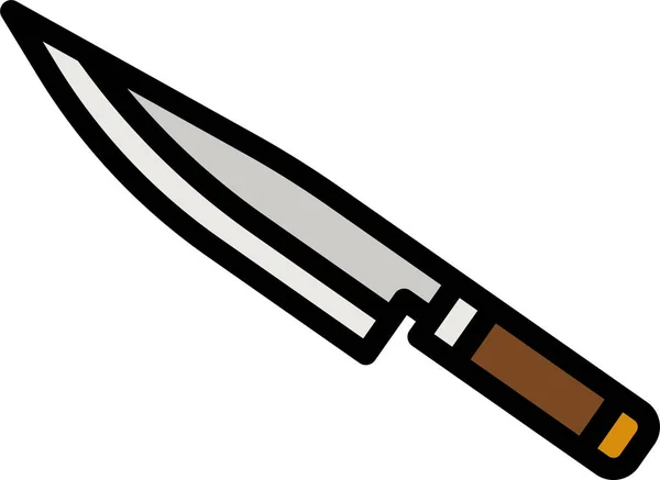 Значок Різання Столових Приборів Ножа — стоковий вектор