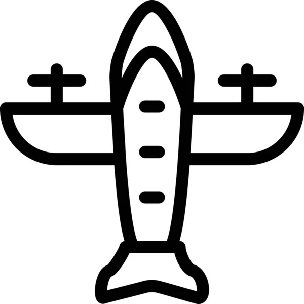 Іконка Польоту Літака — стоковий вектор