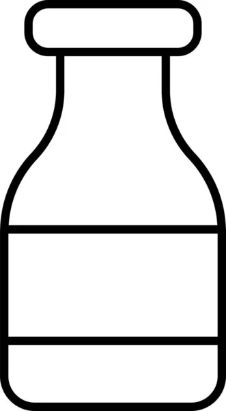 Flasche Trinken Medizinische Ikone — Stockvektor