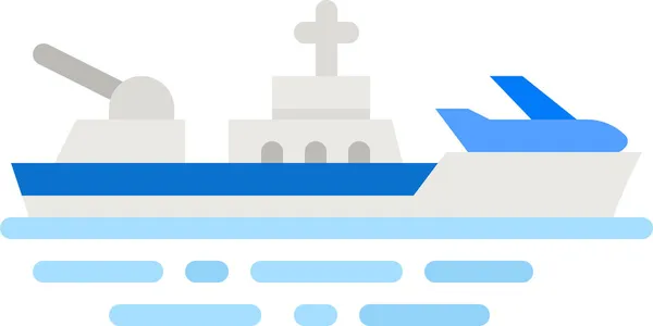 Schiffsikone Der Marine — Stockvektor