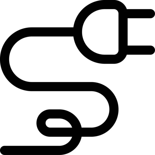 Stromkabel Symbol — Stockvektor