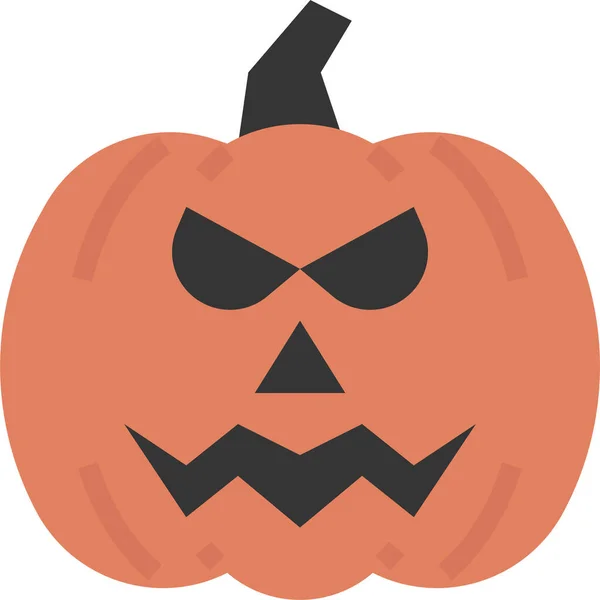 Halloween Pumkin Icono Festivo Categoría Halloween — Vector de stock