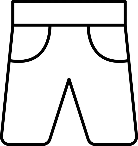 Pantalones Vaqueros Pantalón Icono — Archivo Imágenes Vectoriales