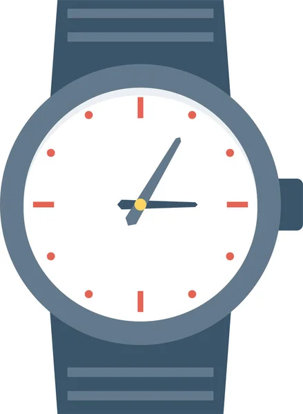 Reloj Despertador Icono Reloj Estilo Plano — Vector de stock
