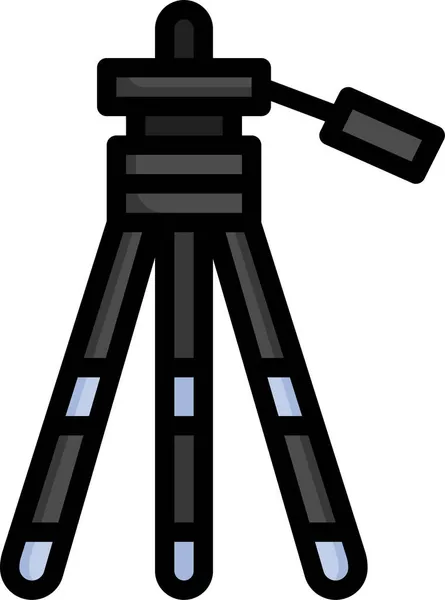 Tripod Camera Photo Icon — Stock Vector