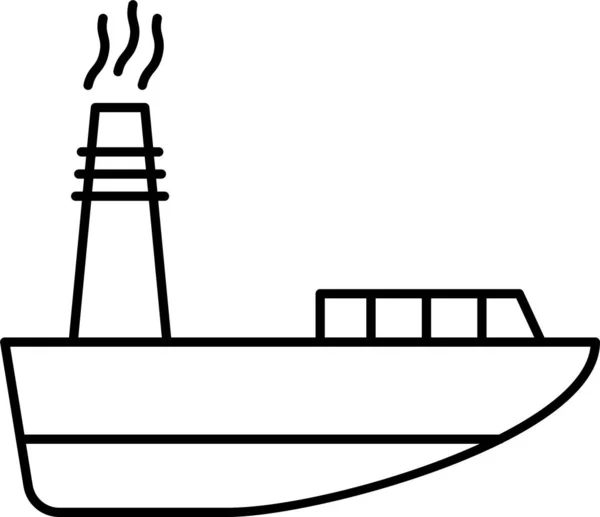 Kreuzfahrtschiff Ikone — Stockvektor