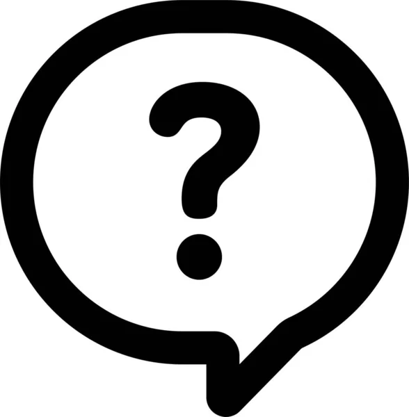 Help Question Support Icon Avatar Category — Stock Vector