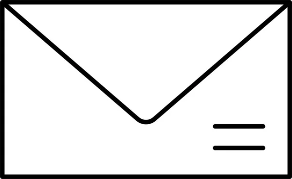 Message Letter Envelope Icon — Stock Vector