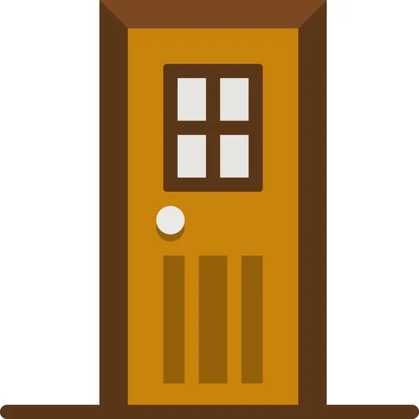 Door Furniture Household Icon — Stockvektor