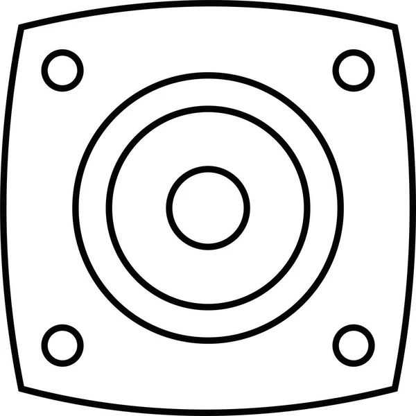 音频扩音器图标 — 图库矢量图片