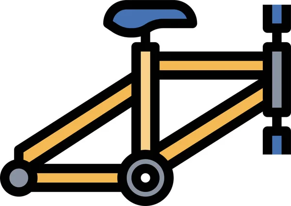 Bicicleta Bikecy Icono Bicicleta Categoría Ocio Hobby — Vector de stock