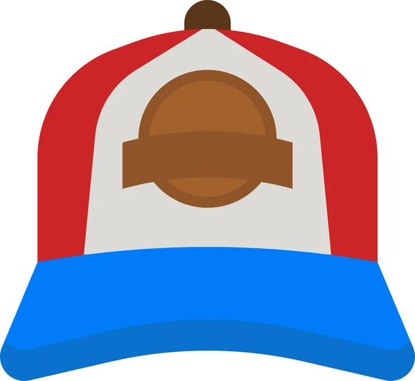 Cap Captain Hat Icon — Stock Vector