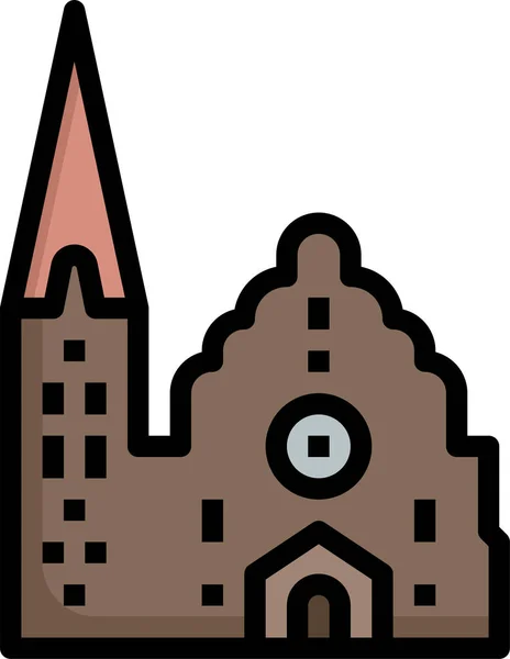 Икона Архитектуры Виндхук — стоковый вектор