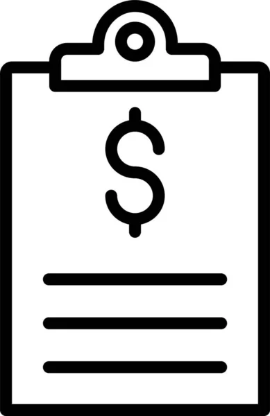 Ikona Dokumentu Billingowego — Wektor stockowy