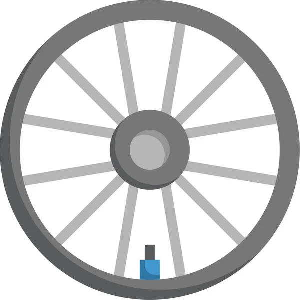 Ikona Koła Rowerowego — Wektor stockowy