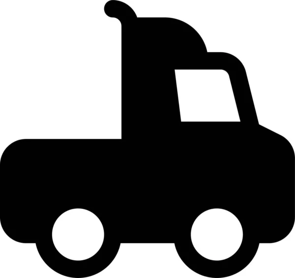 Camion Cabine Dormeur Icône — Image vectorielle