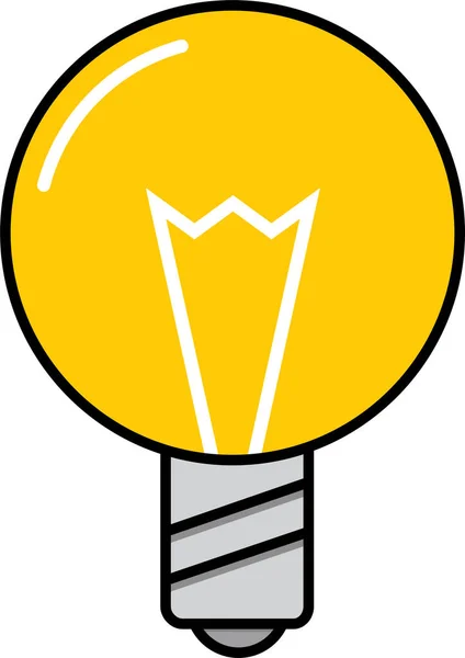 電球の創造性の想像力のアイコンがいっぱい アウトラインスタイル — ストックベクタ
