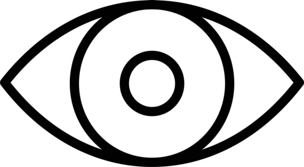 Εικονίδιο Προβολής Ματιών — Διανυσματικό Αρχείο