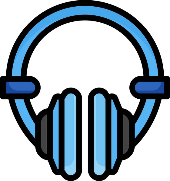 Kopfhörer Audio Symbol — Stockvektor