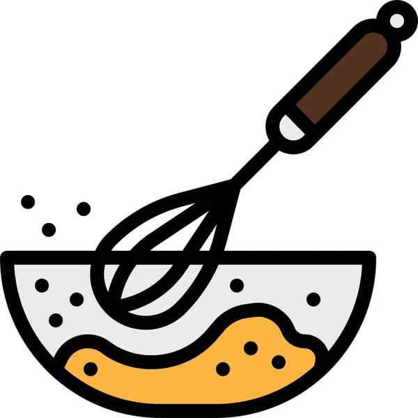 Baker Bakery Beater Icon — Stock Vector