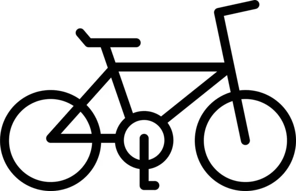 Bicicleta Bicicleta Icono Transporte — Vector de stock