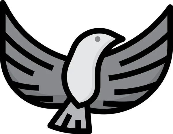 ไอคอนนกพ ราบนกพ ราบ — ภาพเวกเตอร์สต็อก