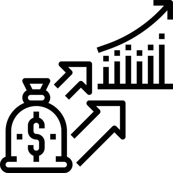 Ícone Calculadora Negócios Orçamento Estilo Esboço —  Vetores de Stock