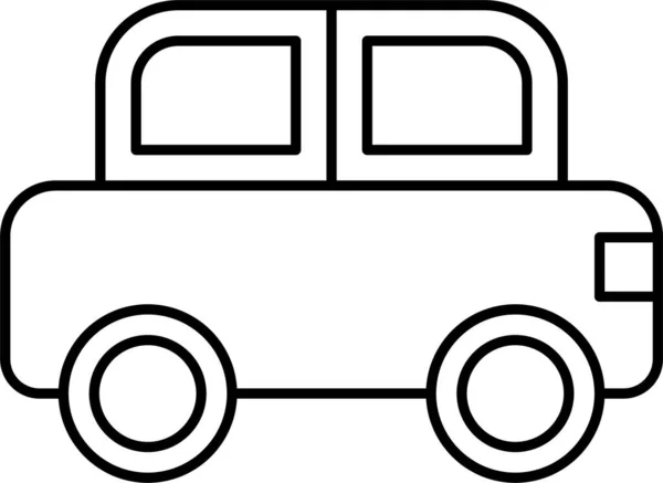Fahrzeug Reise Automobil Ikone — Stockvektor