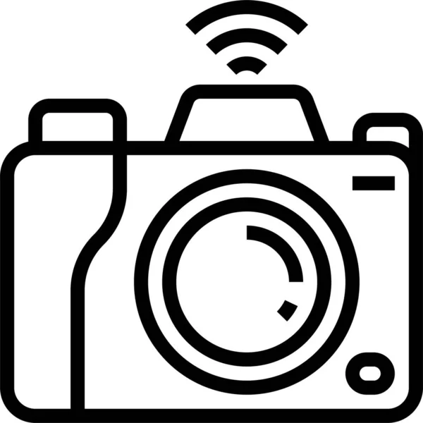 Camera Iot Photo Icon — Stock Vector