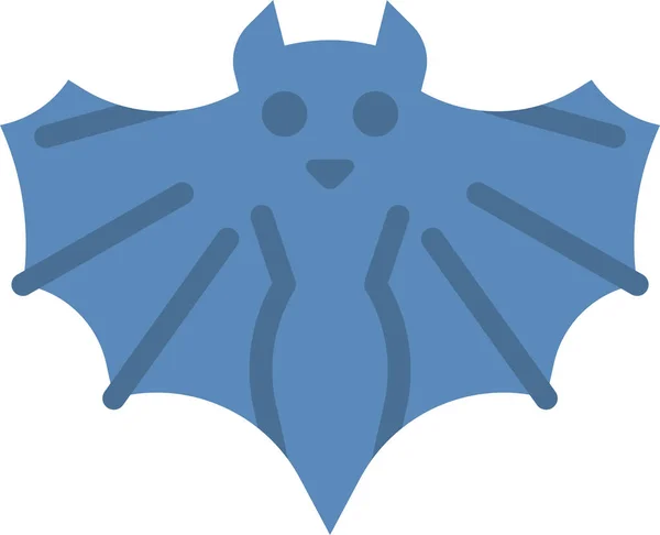 Bat Animal Zoo Icon Halloween Category — 图库矢量图片