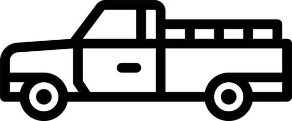 Auto Vrachtwagen Vervoer Pictogram — Stockvector