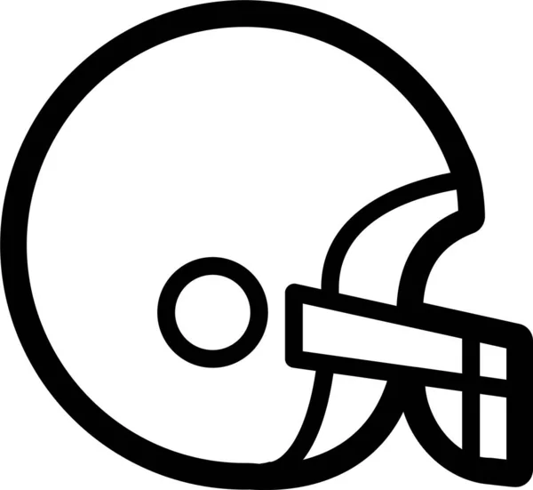 American Football Football Game Icon Outline Style — 图库矢量图片