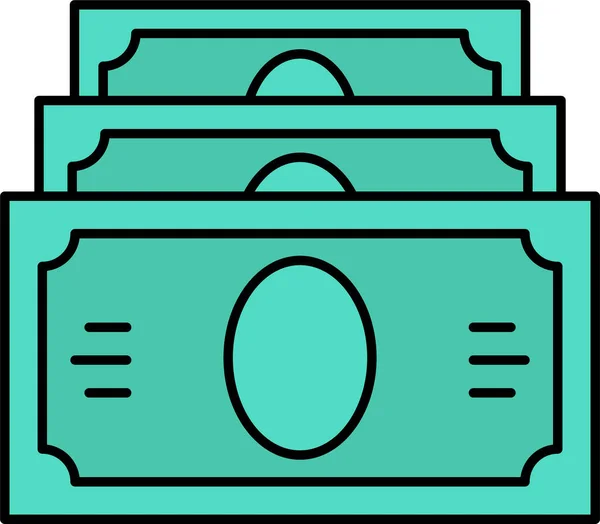 Εικονίδιο Μετρητών Νομίσματος Πληρωμής — Διανυσματικό Αρχείο