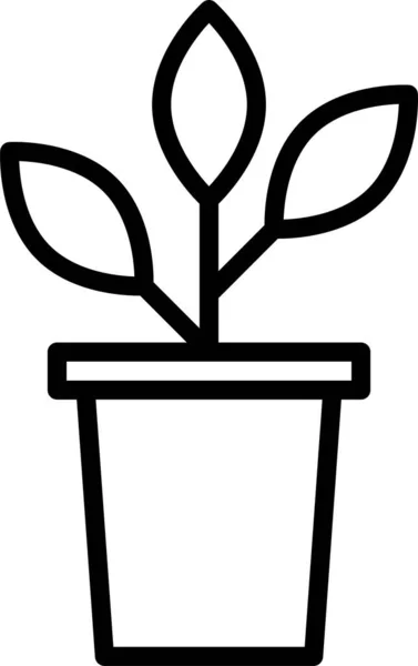 Planta Naturaleza Parque Icono — Vector de stock